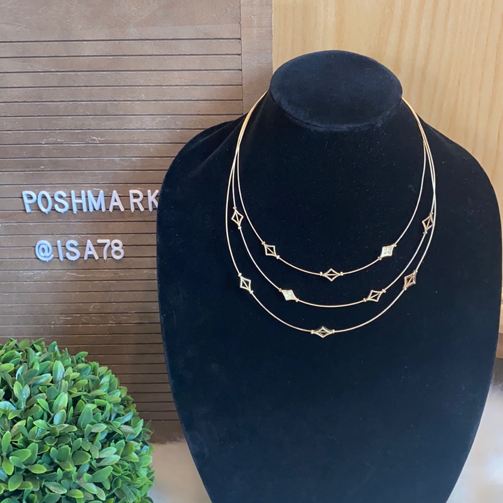 charming charlie wire layered necklace